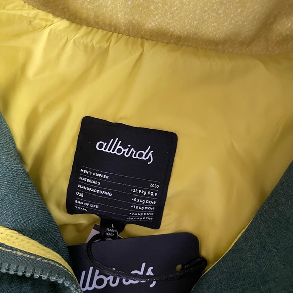 NWT allbirds Men’s Puffer Jacket - Picture 8 of 16